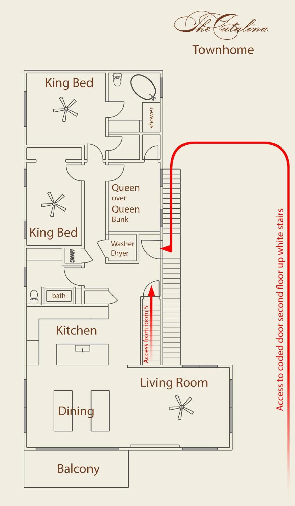 Apartment 3 Bedroom Catalina Townhome With Rooftop Deck Great Oceanviews, Steps To *